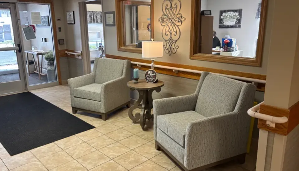 dining area with chairs and tables