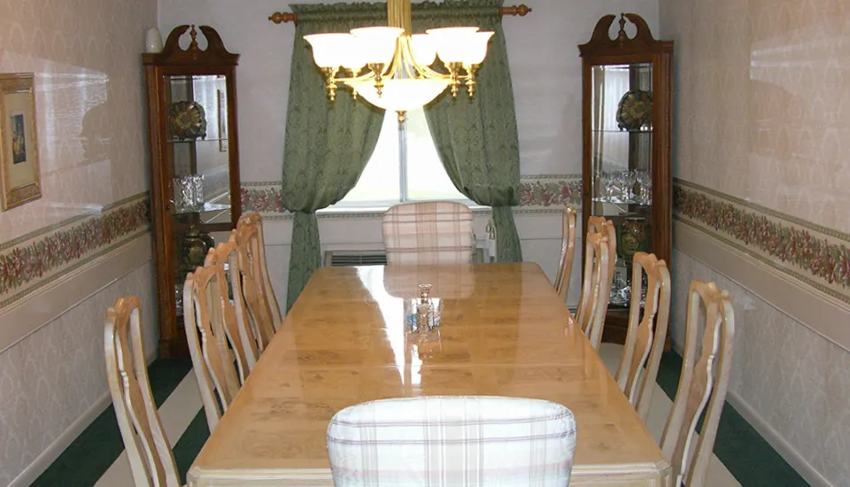 dining area with chairs and tables